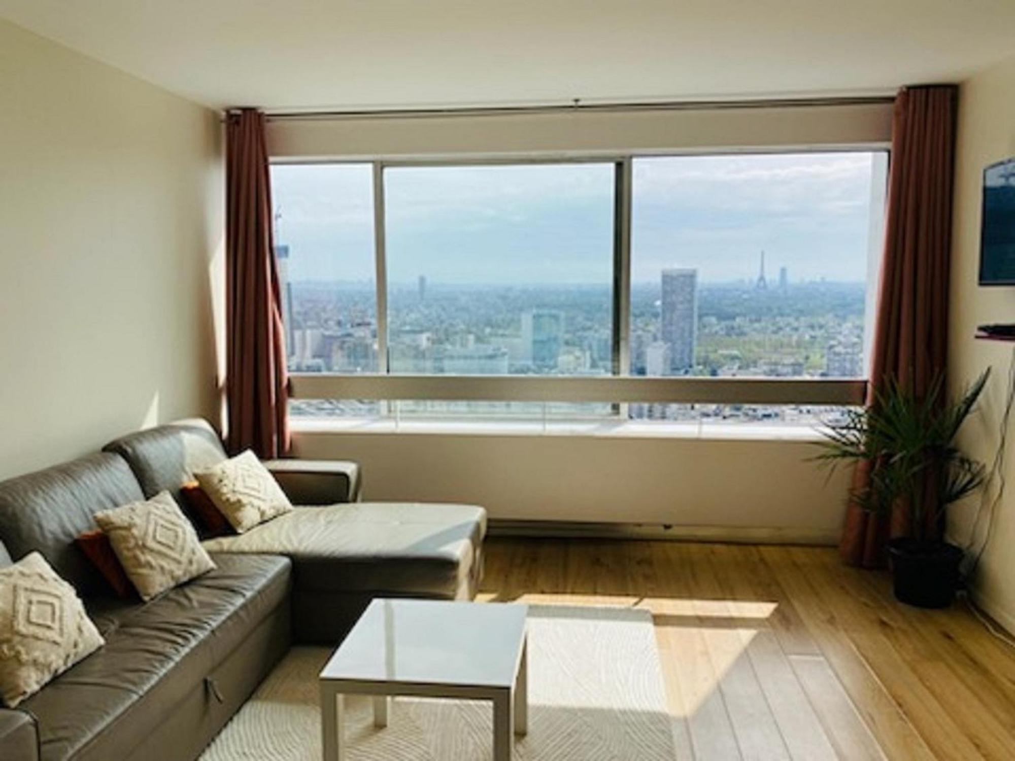 Apartment Paris La Defense Eiffel Tower Outlook Puteaux Extérieur photo