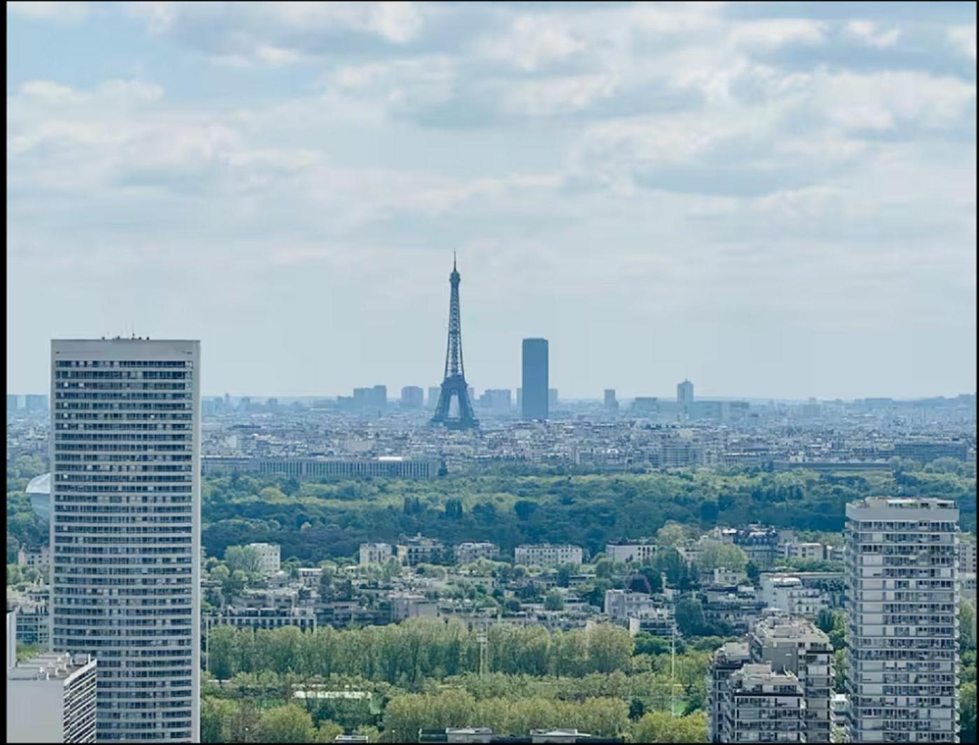 Apartment Paris La Defense Eiffel Tower Outlook Puteaux Extérieur photo
